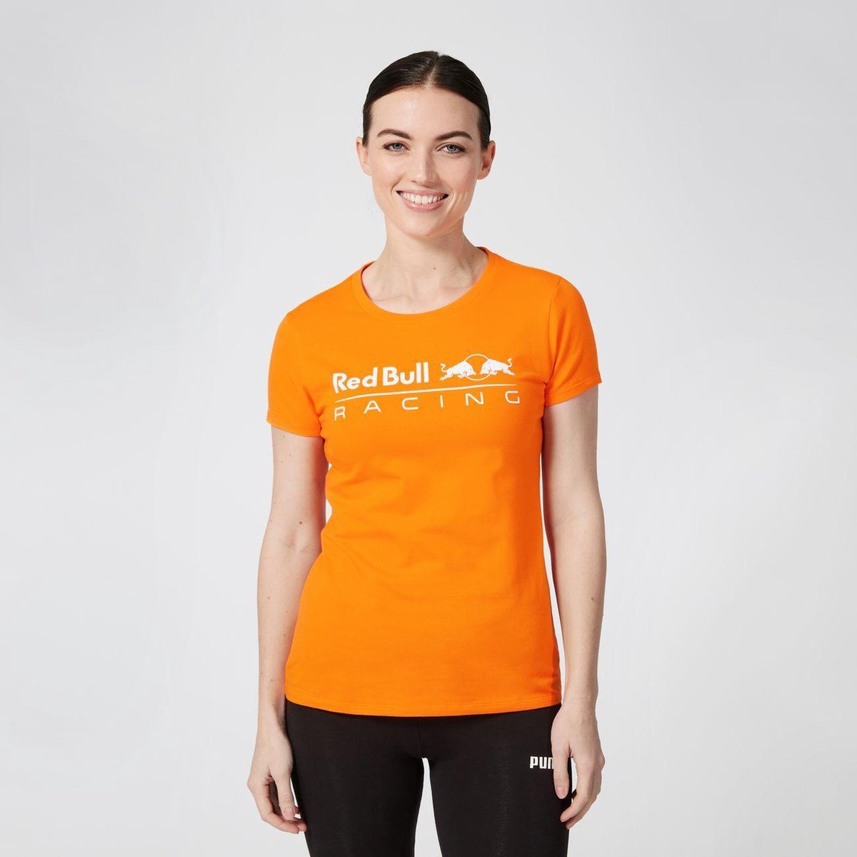 Red Bull Racing Womens Large Logo Tee XS orange
