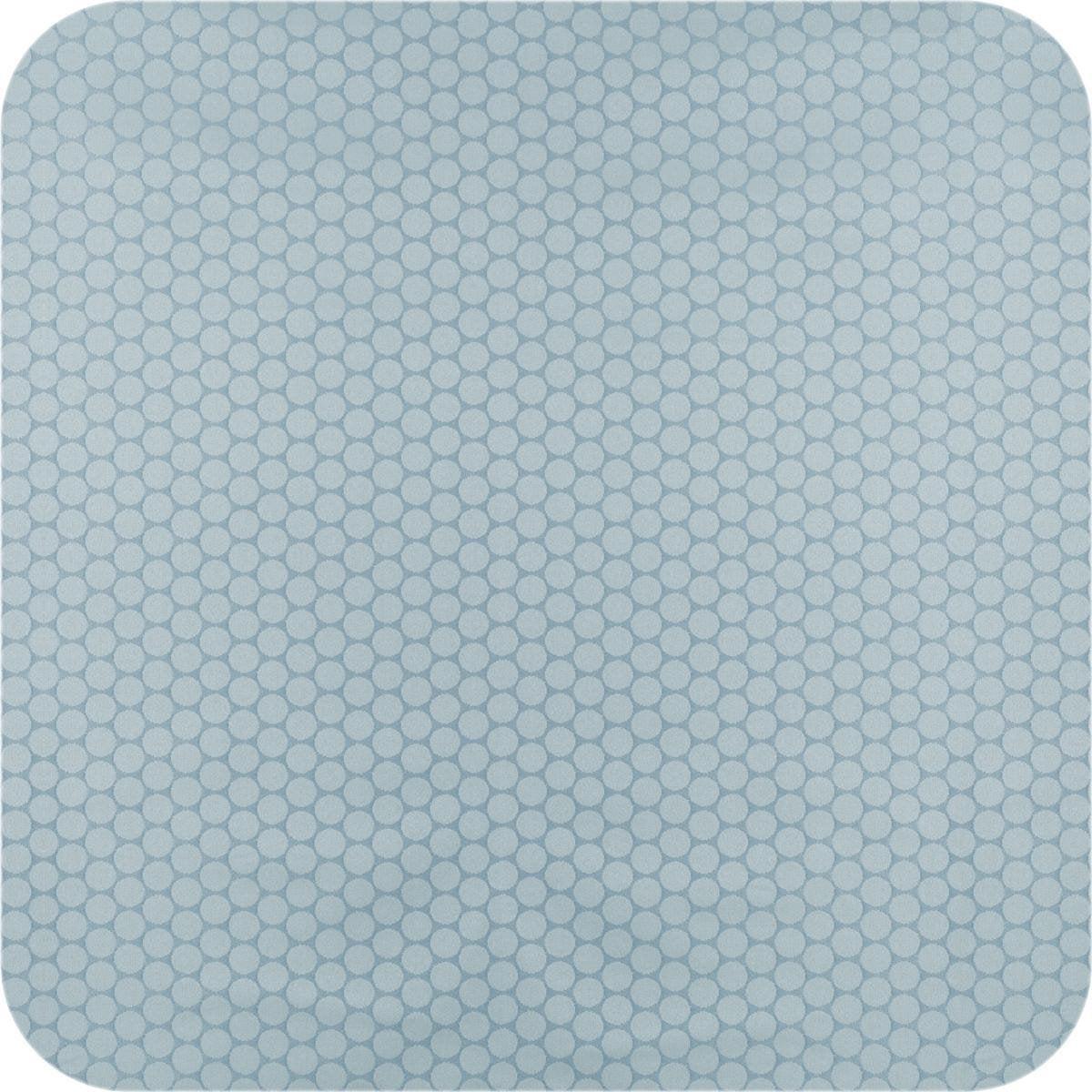 MixMamas Tafelkleed Gecoat Jacquard Stippen - 140 x 250 cm - Oceaan Groen