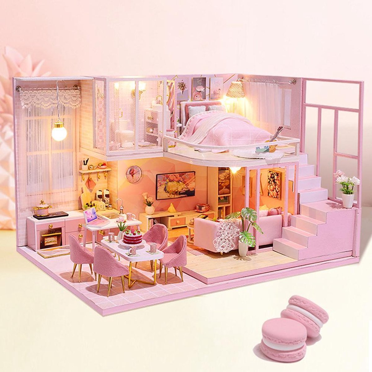 Poppenhuis 26 cm