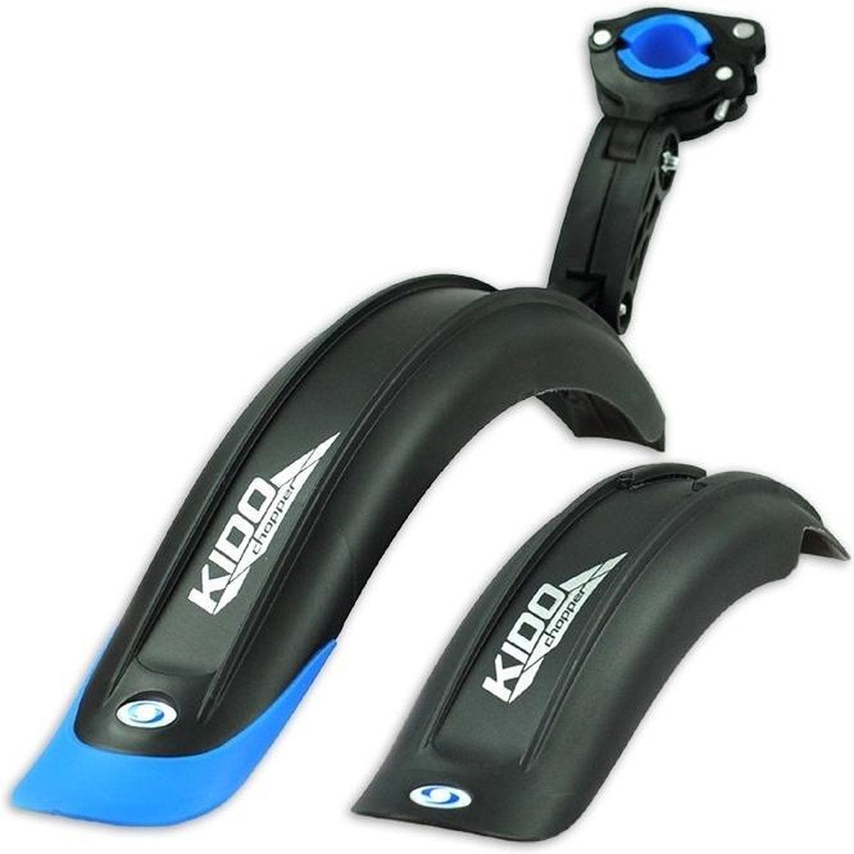 Simpla Spatbordenset Kido Pro 16 18 Inch Zwart/blauw