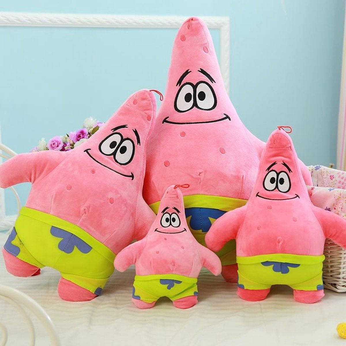 Patrick Zeester Knuffel | Pluche | 20CM | Spongebob Squarepants | Meneer Krabs | Krusty Krab | Sandy | Octo | Plankton