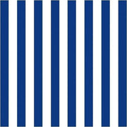 20x Servetten gestreept marineblauw/wit 3-laags - Feest/decoratie servetten