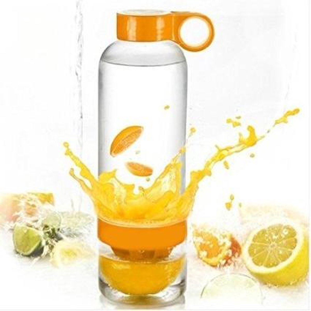 Doodadeals® | Happy Every Day Citrus Zinger Original | Water Infuser Drinkfles | Oranje
