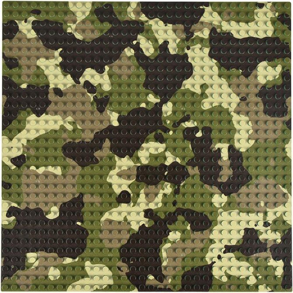 Bouwplaat geschikt voor Lego - 3 stuks - Camouflage - WW2 - Leger - Soldaten - Lego fit - WW2 - Soldaten - Militair - Tank - Army - Bouwstenen - Wapens - Geweren - Brick - Tweede Wereld Oorlog - Mini-figures - Leger - Duits - Navy Seals