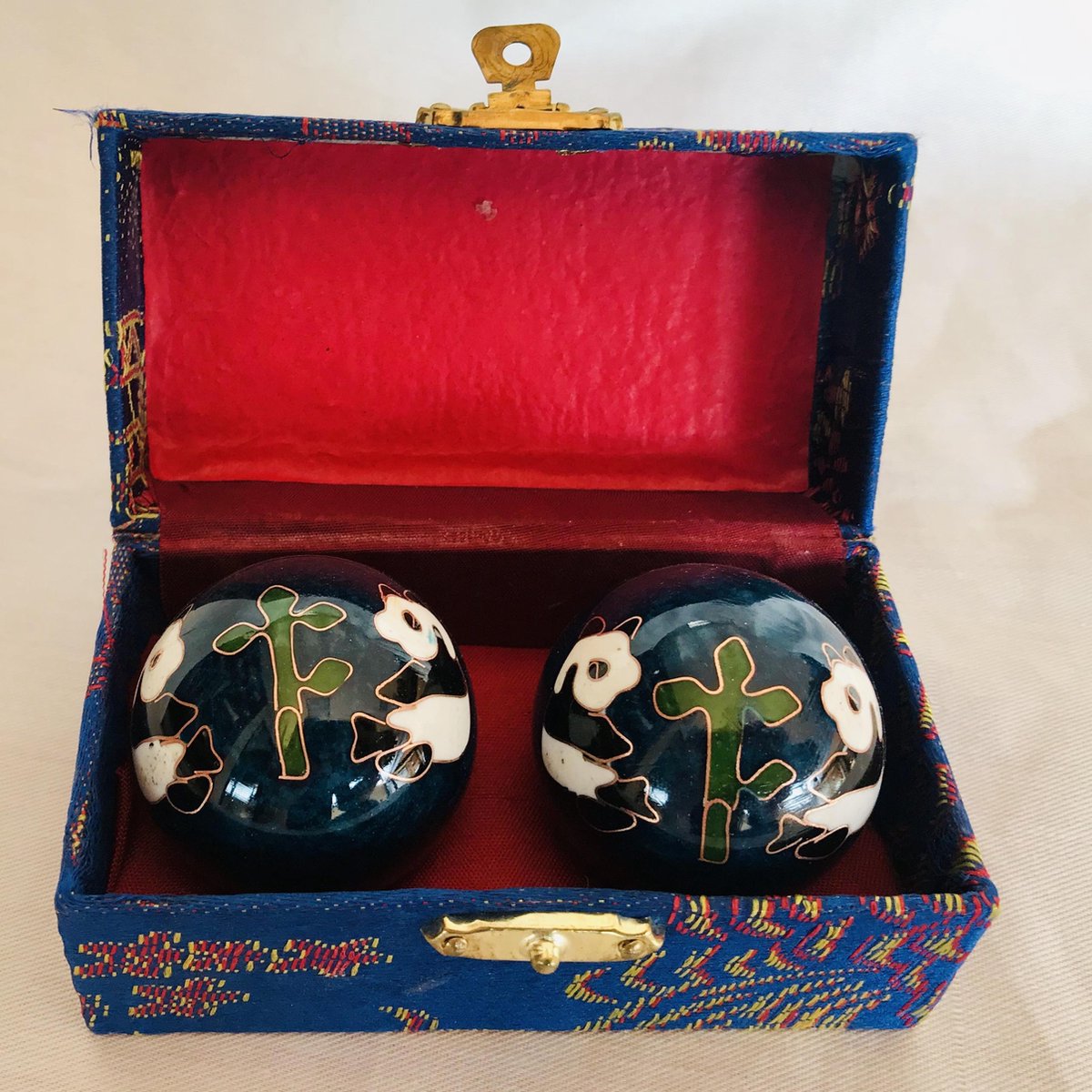 Meridiaankogels met Panda motief 4cm