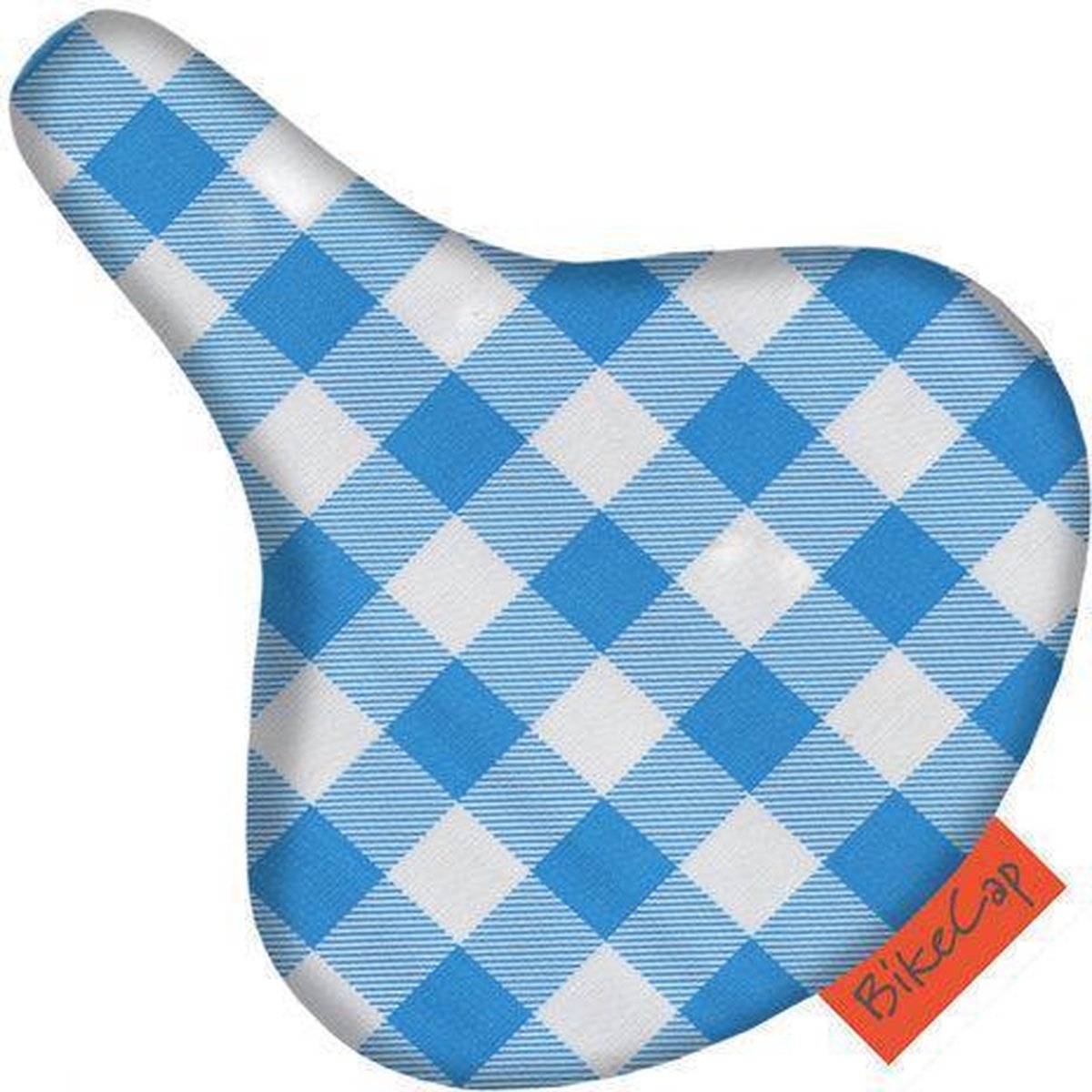 BikeCap - zadelhoes ruit aqua