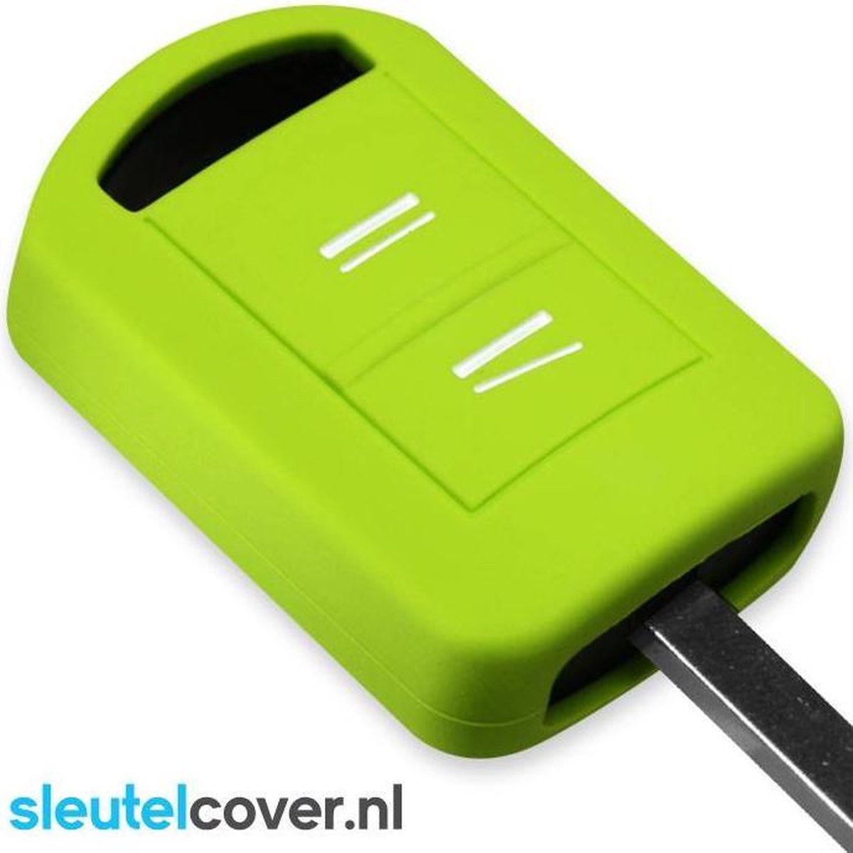 Opel SleutelCover - Lime groen / Silicone sleutelhoesje / beschermhoesje autosleutel