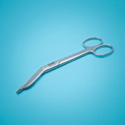 BeautyTools INOX Professioneel Verbandschaar / Listerschaar met Stompe Punt - Afgebogen Snijvlak - Safety Punt- 15 cm (MS-0928)
