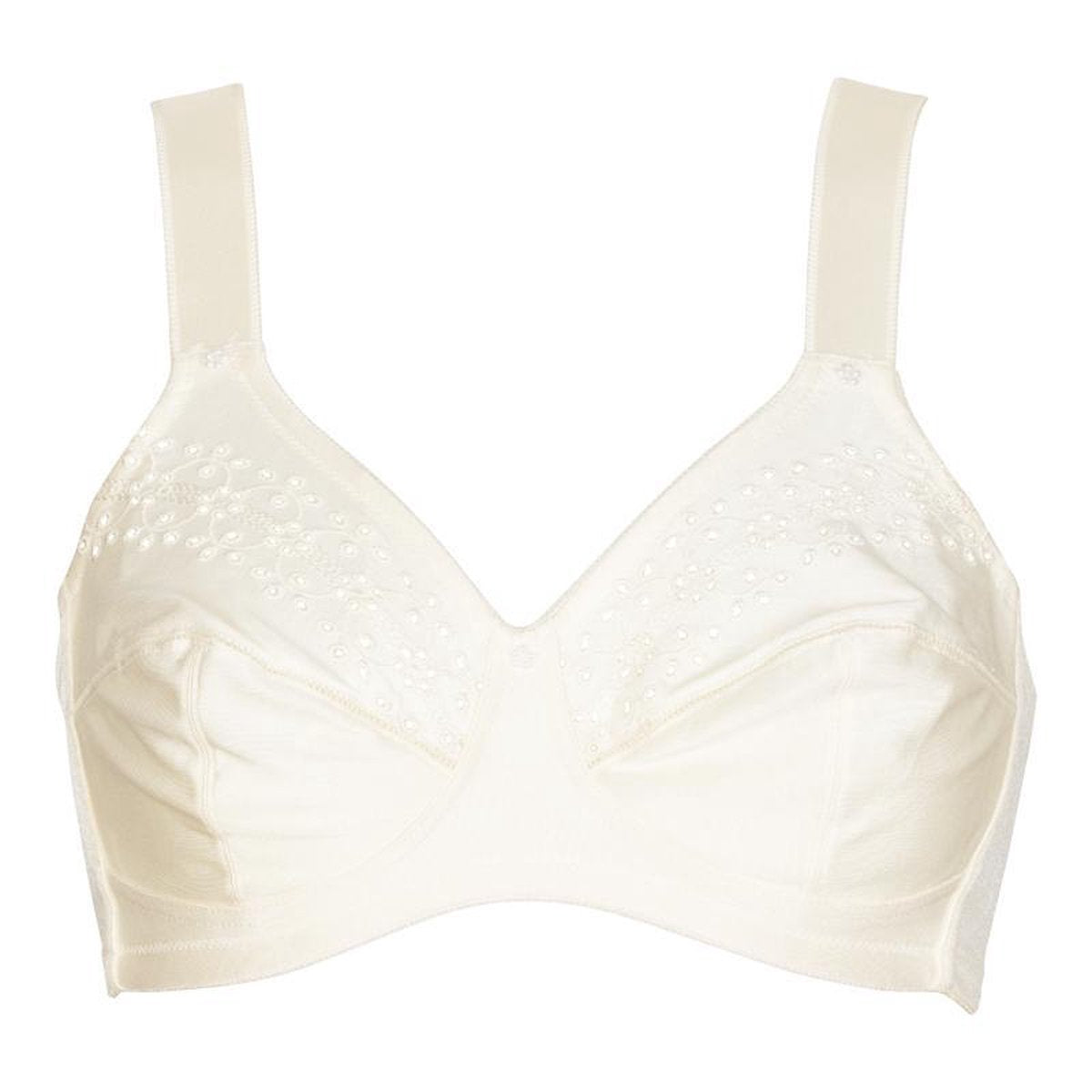 LingaDore Lisette BH Zonder Beugel met Katoen Wit 105 B