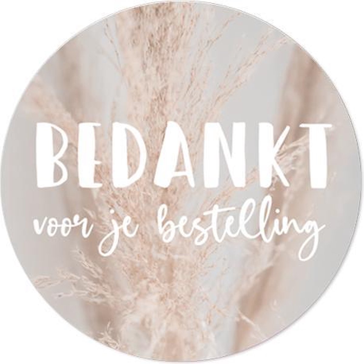 Label2X Sticker bedankt voor je bestelling 10st. - Default Title