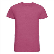 Basic Ronde hals t-shirt vintage washed roze voor heren - Herenkleding t-shirt roze L (40/52)