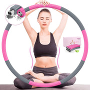 Extra stevige Fitness Hoelahoep - 1.2 kg -  Roestvrijstaal - Sport hoepel met gewicht - Weighted Hula hoop - Voor Volwassenen