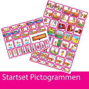 Startset pictogrammen meisje