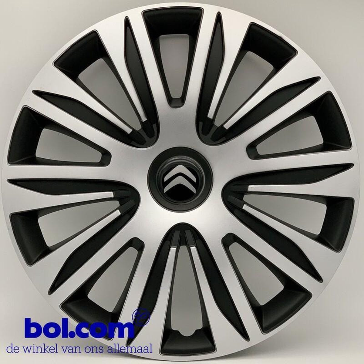 Zwarte Wieldoppen 14 inch Citroen wieldoppen Citroen 14 inch zwart - CIT49114 - Alternatief voor o.a. CIT45114 – CIT43914 - B000693380 – 42602-0H090 - B000880080