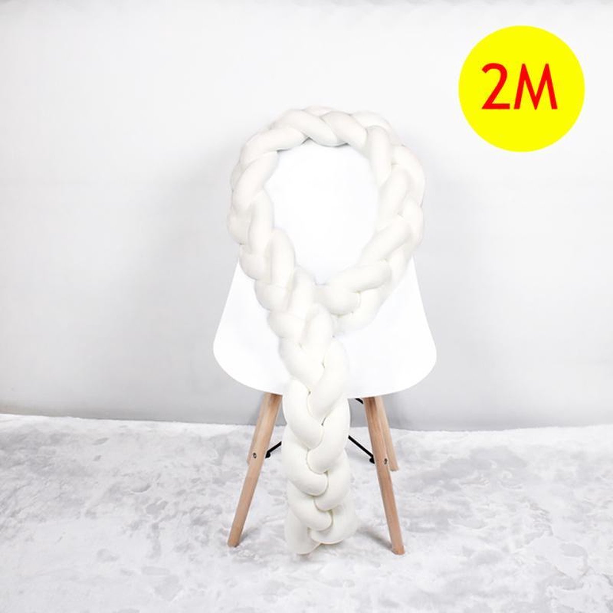 Baby Bed Bumper gevlochten