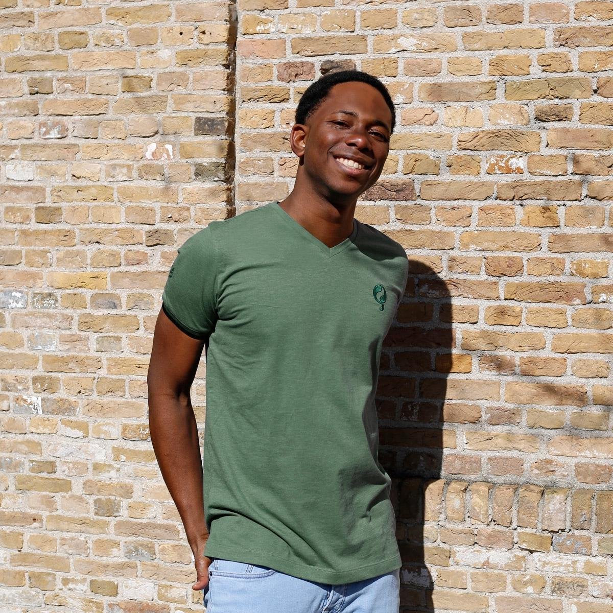 Heren T-shirt Egmond - Oase Groen