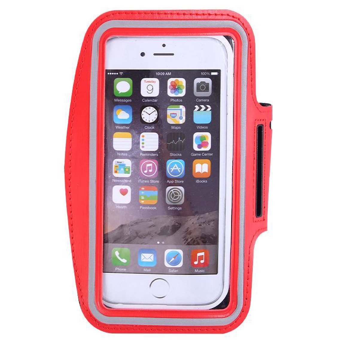 Pearlycase Sportarmband Hardloopband Rood voor OnePlus 7 Pro