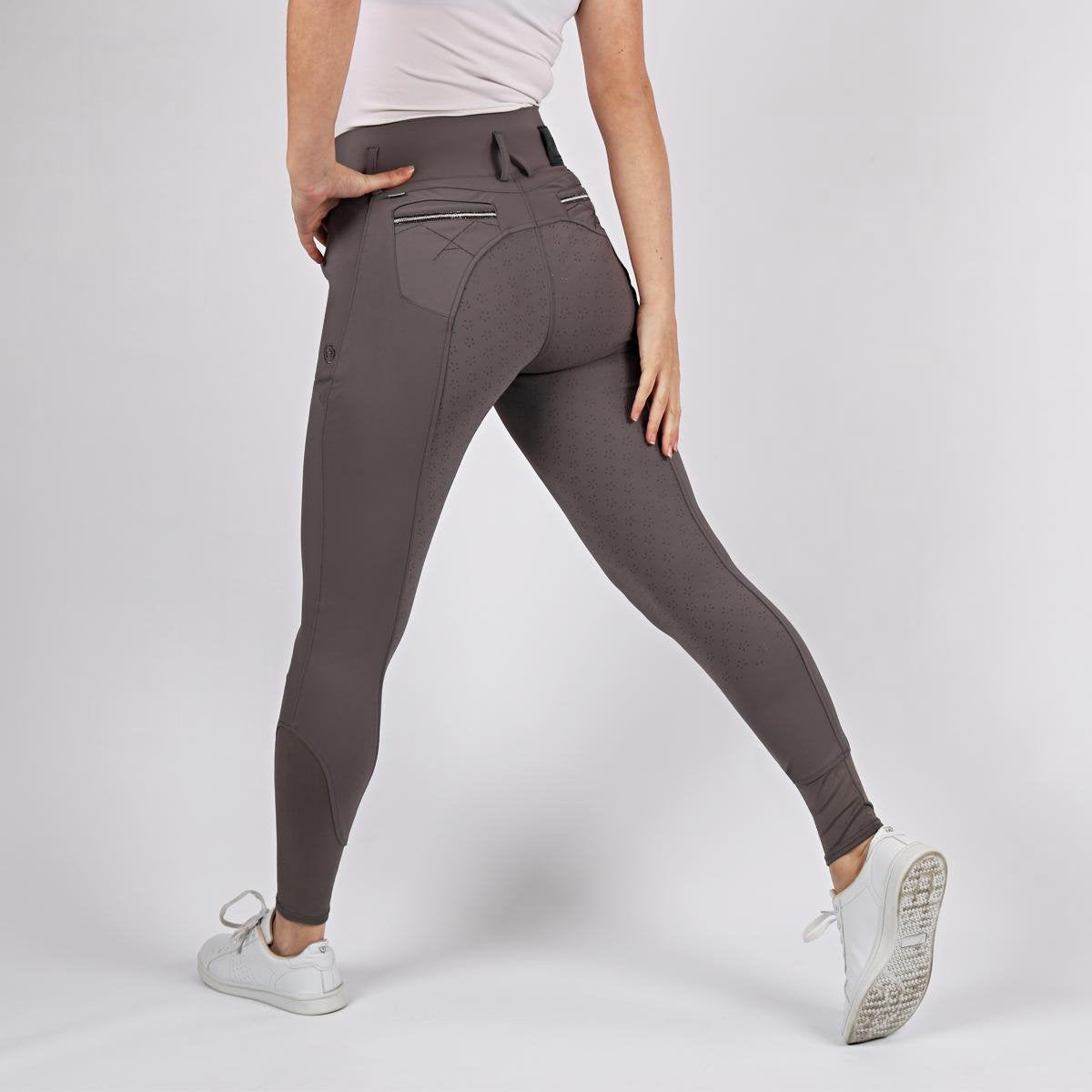 Anky Rijbroek  Branded Full Grip - Light Grey - 36
