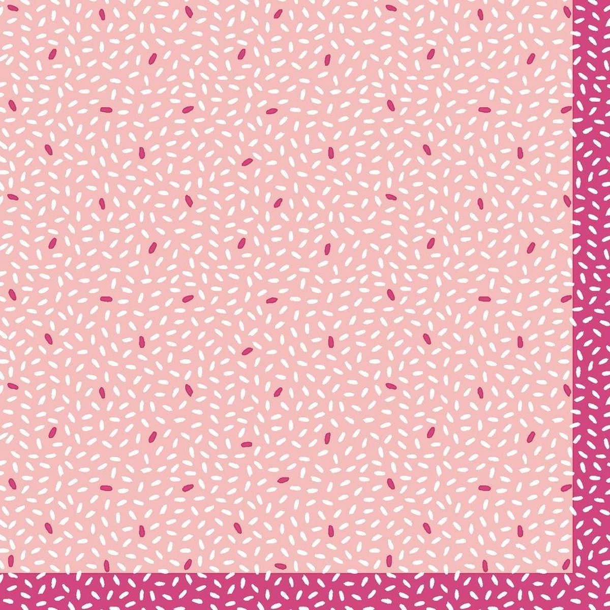 Duni Servetten Rice 3-laags 33 Cm Roze 20 Stuks