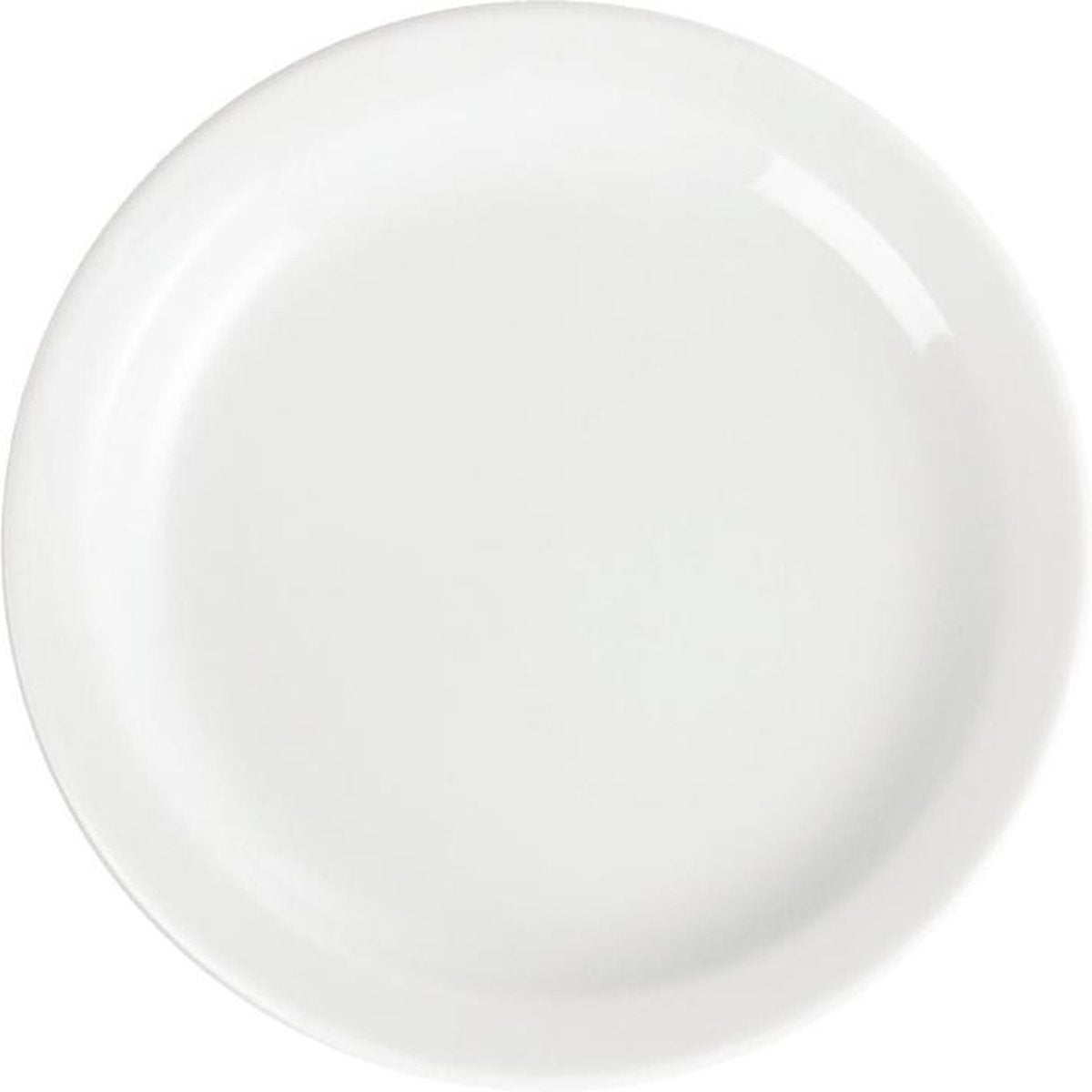 Olympia Whiteware borden met smalle rand | 28 Ø cm | 6 Stuks