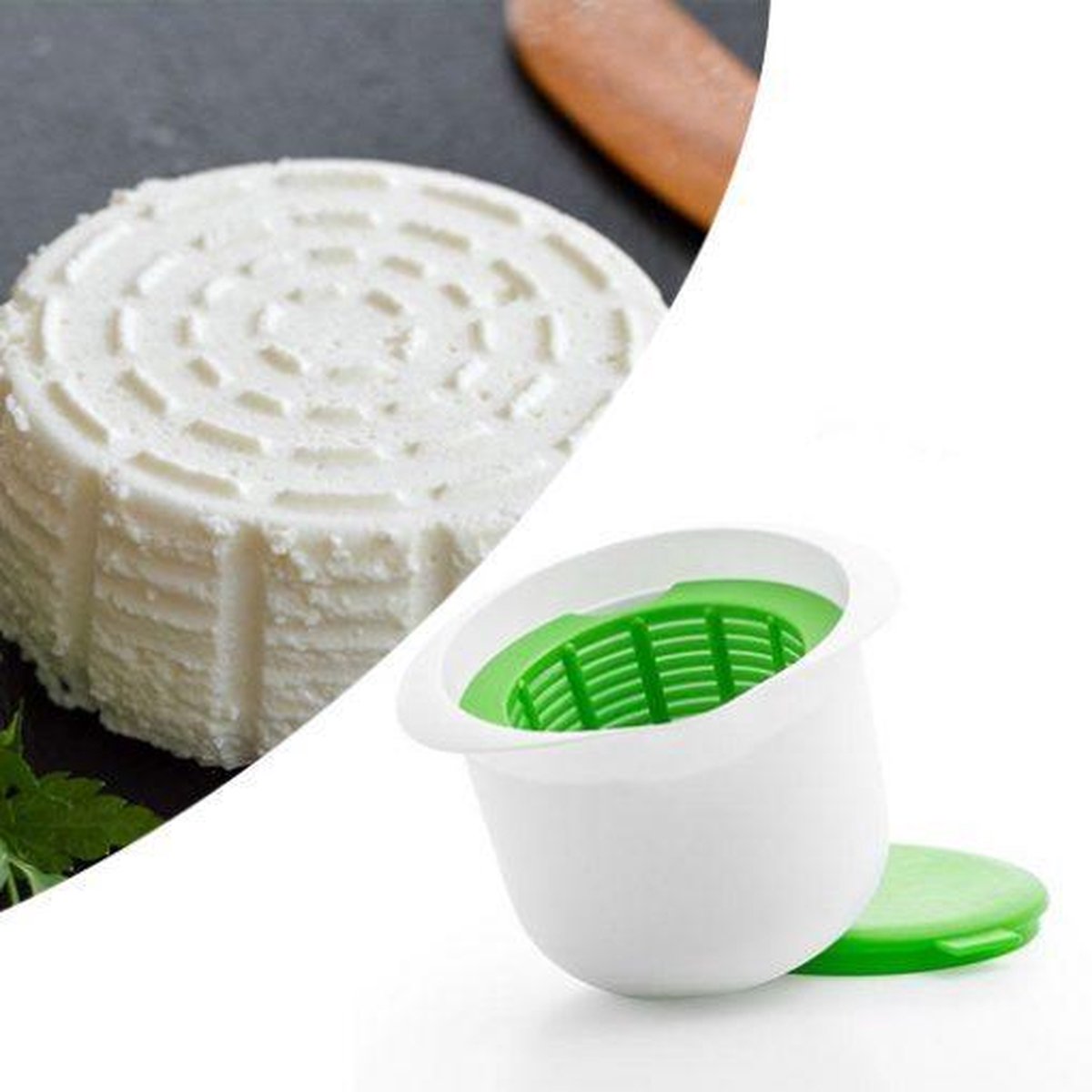 2-Stuks - Maak je Eigen Kaas met de Easy Cheese Maker