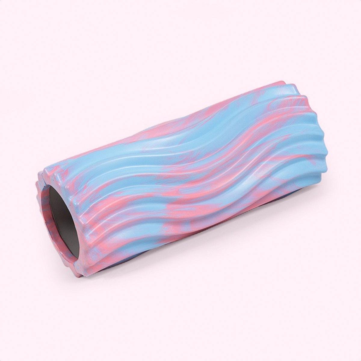 Marrald Foam Roller Waves - Blauw - grid trigger point massage
