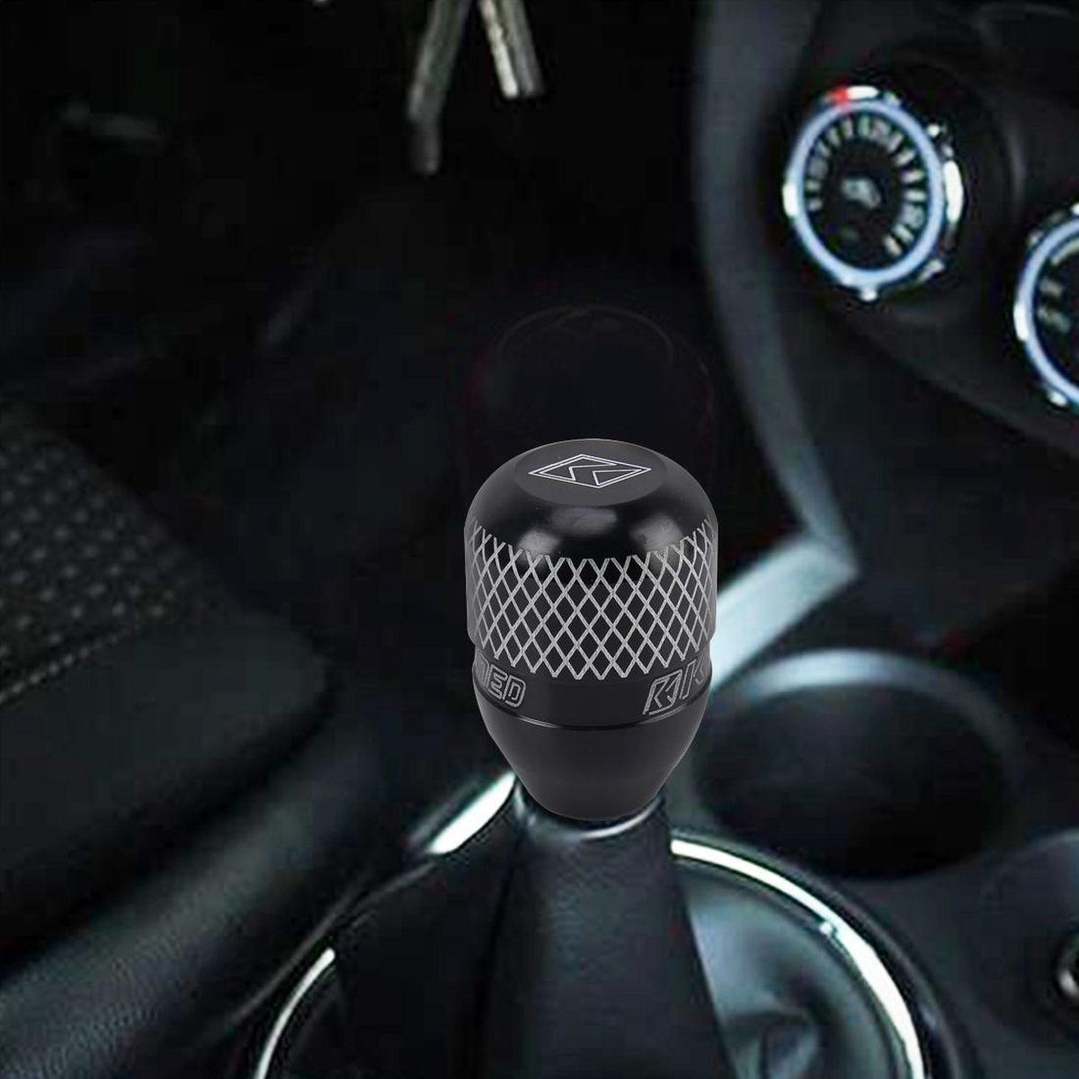 Universele Auto Pookknop Gemodificeerde Auto Pookknop Auto Transmissie Pookknop Pookknoppen (Zwart)