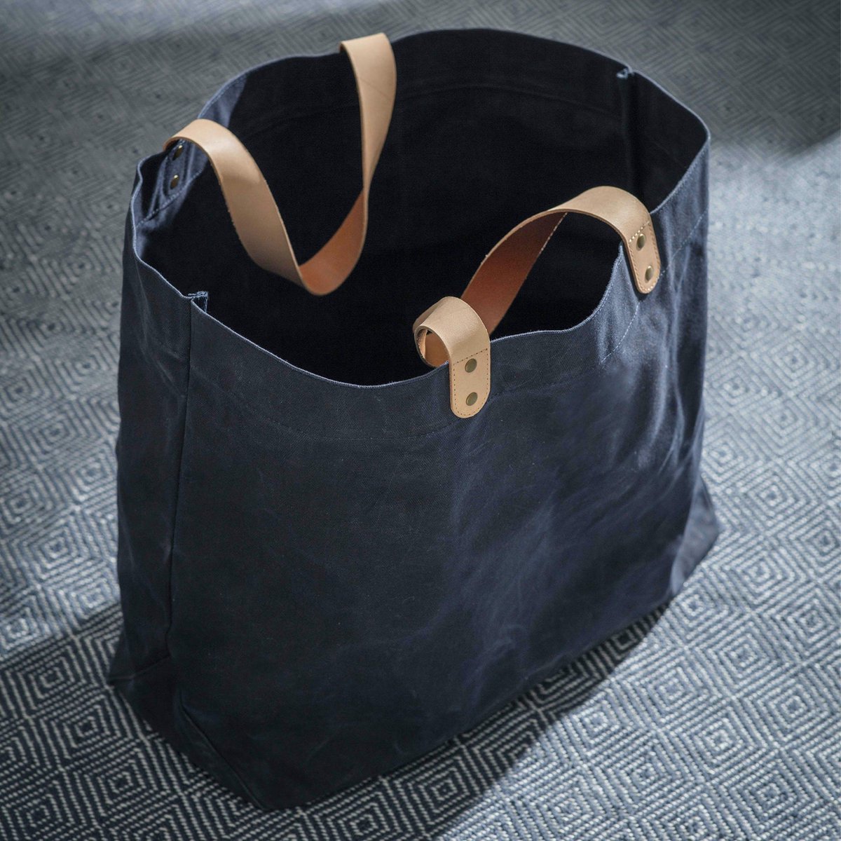 Kimmeridge Draagtas / Boodschappentas - Canvas/Leer