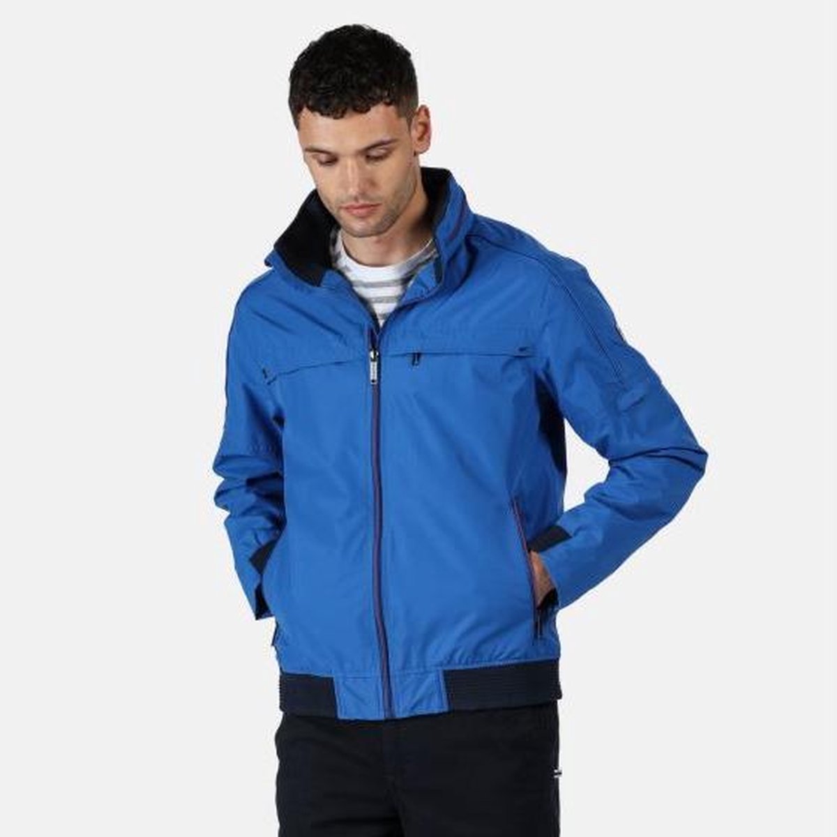 Regatta - Men's Montel Waterproof Bomber Jacket - Jas - Mannen - Maat L - Blauw