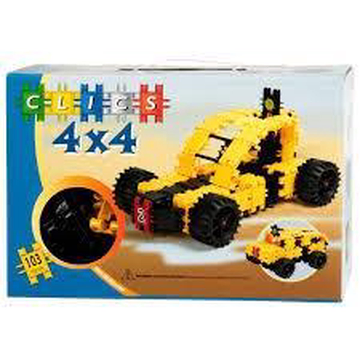 Clics bouwsysteem 4 x 4 auto