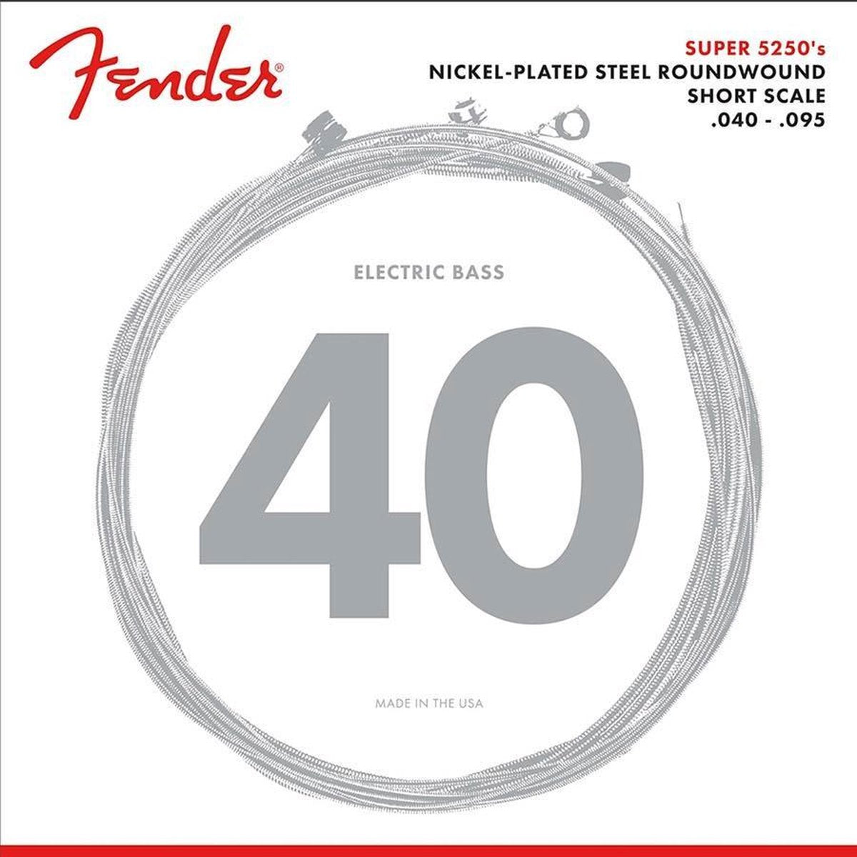 Snarenset basgitaar Fender F5250-XL Extra Light