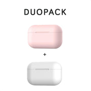 COMBI DEAL - Subbs - Siliconen Bescherm Hoesjes Covers Roze + Transparant voor Apple AirPods Pro - DUOPACK