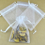 Organza zakjes - Wit 25 stuks - 10x15 cm- Kado Verpaking - Sieradenzakjes- Cadeauzakjes