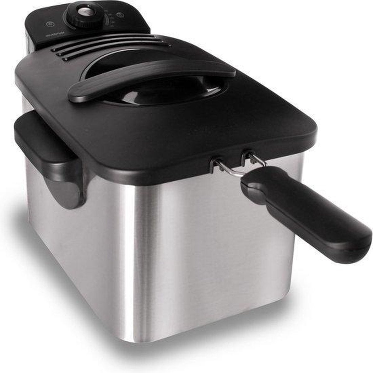 Inventum Friteuse GF431S - Frituurpan RVS met kunststof deksel
