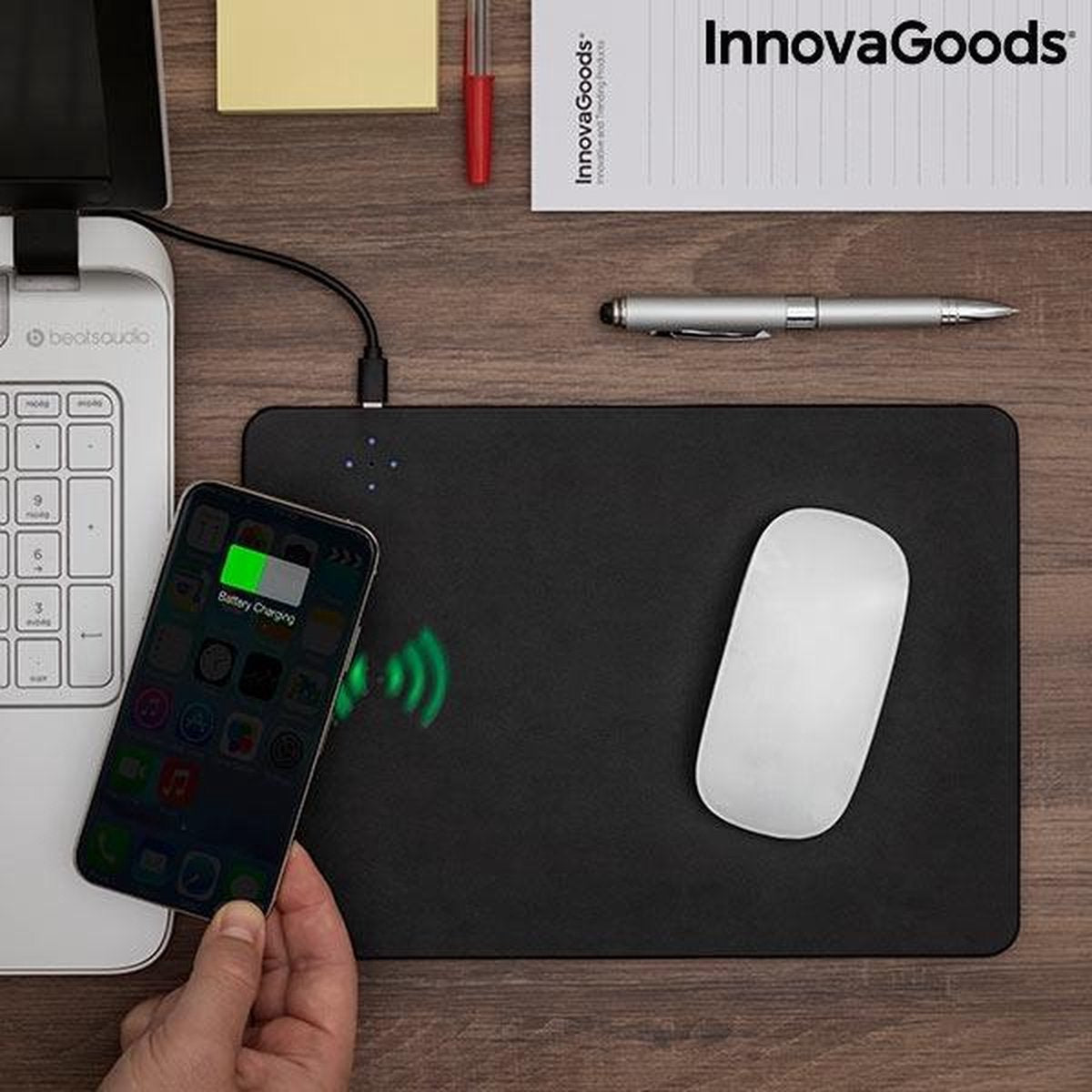 Innovagoods | Muismat | Draadloos opladen | 2 in 1