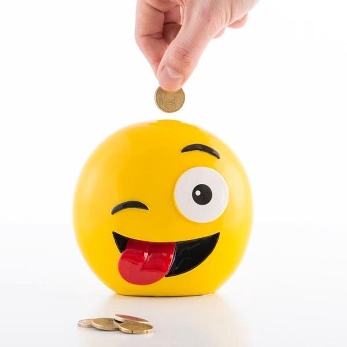 Emoji - Emoticon - Smiley - spaarpot- "Love"