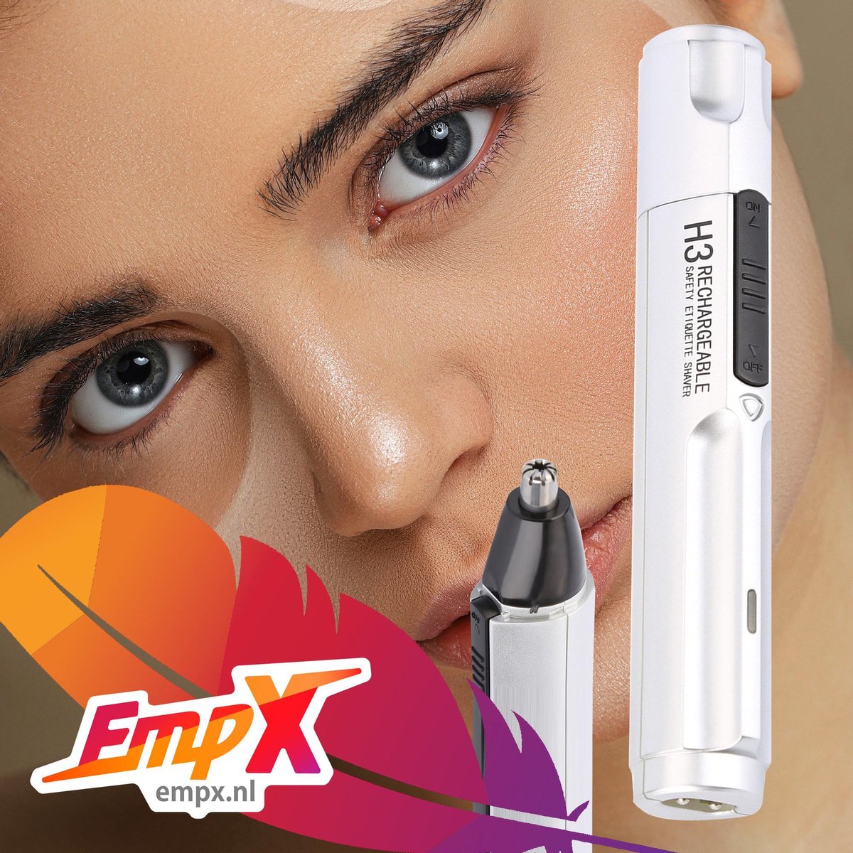 EmpX.nl Neustrimmer | Neushaartrimmers Oplaadbaar| Neustrimmer Mannen | Oorhaartrimmer | Oortrimmer | Oplaadbaar | KM 310A