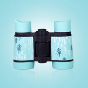 Kinderverrekijker met rubberen grip Blauw met koord