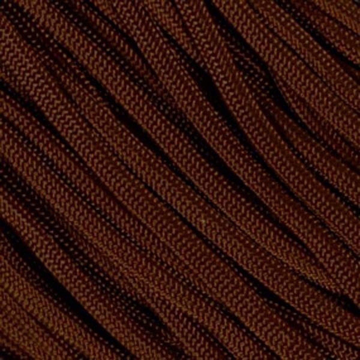Rol 100 meter - Chocolate Brown Paracord 550 - #19