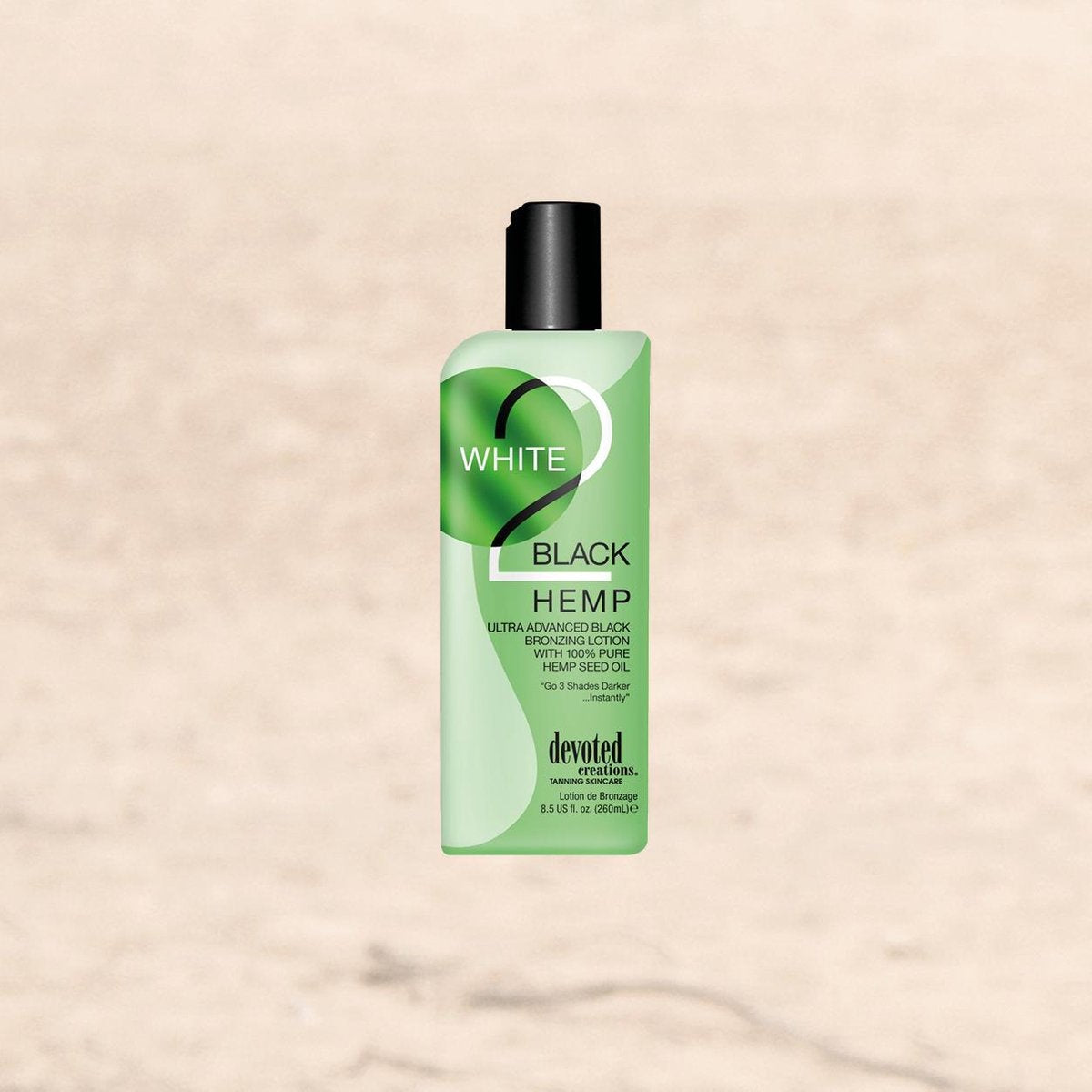 SOHO White 2 Black Hemp Zonnebankcrème - 260 ml