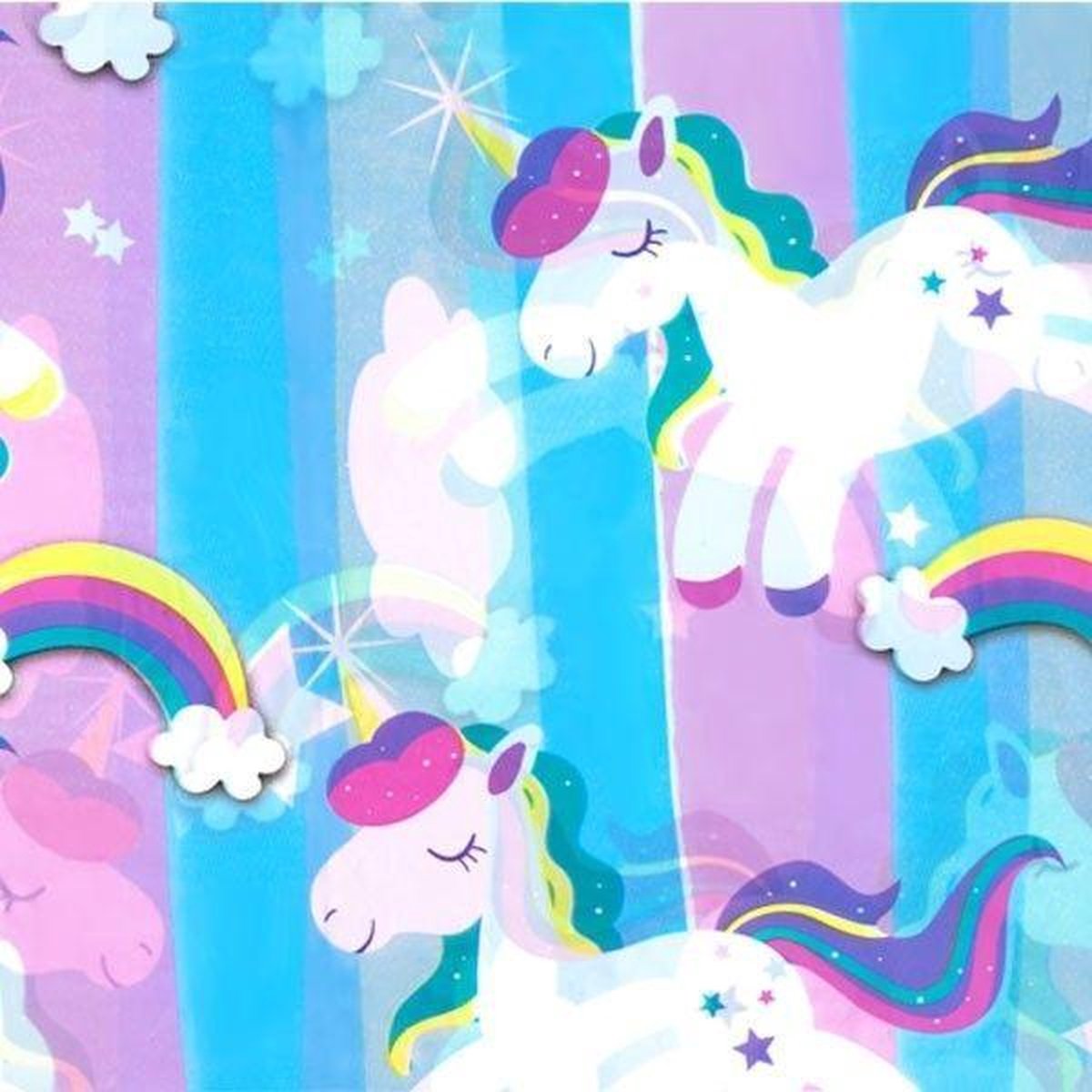 Tafelkleed Unicorn Rainbow 108 cmx180 cm - kinder tafelkleed