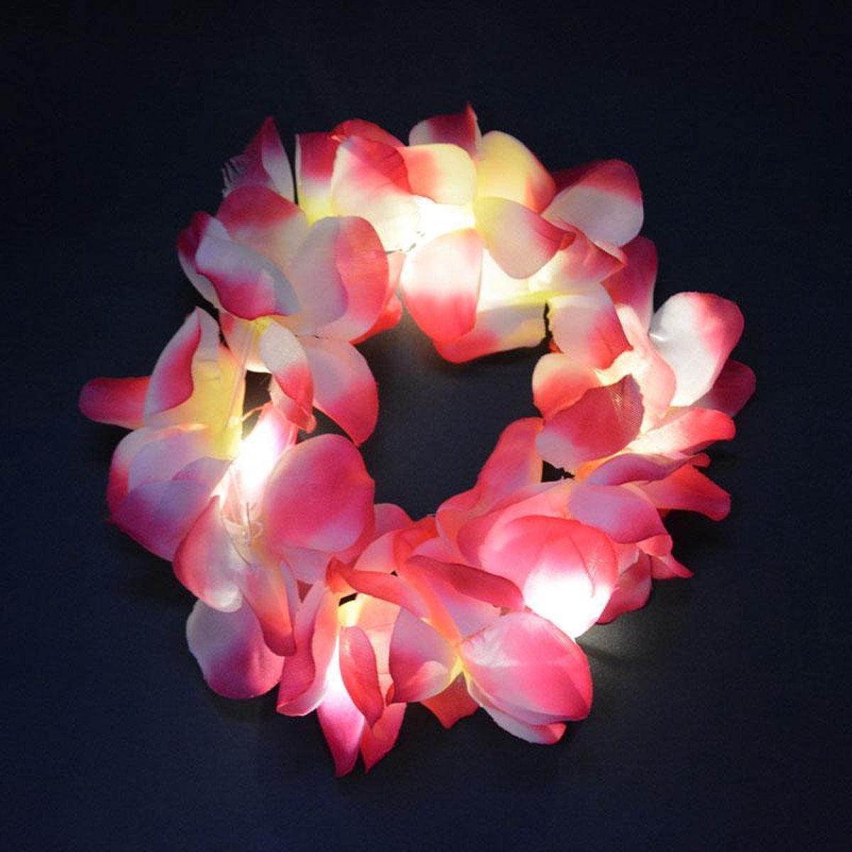 Lichtgevend Haar Frutsel - LED - Roze
