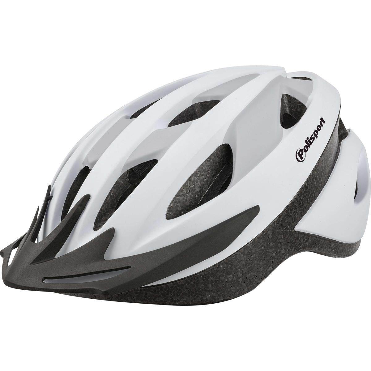 Polisport Sport Ride fietshelm - Maat M (54-58cm) - Wit/mat grijs