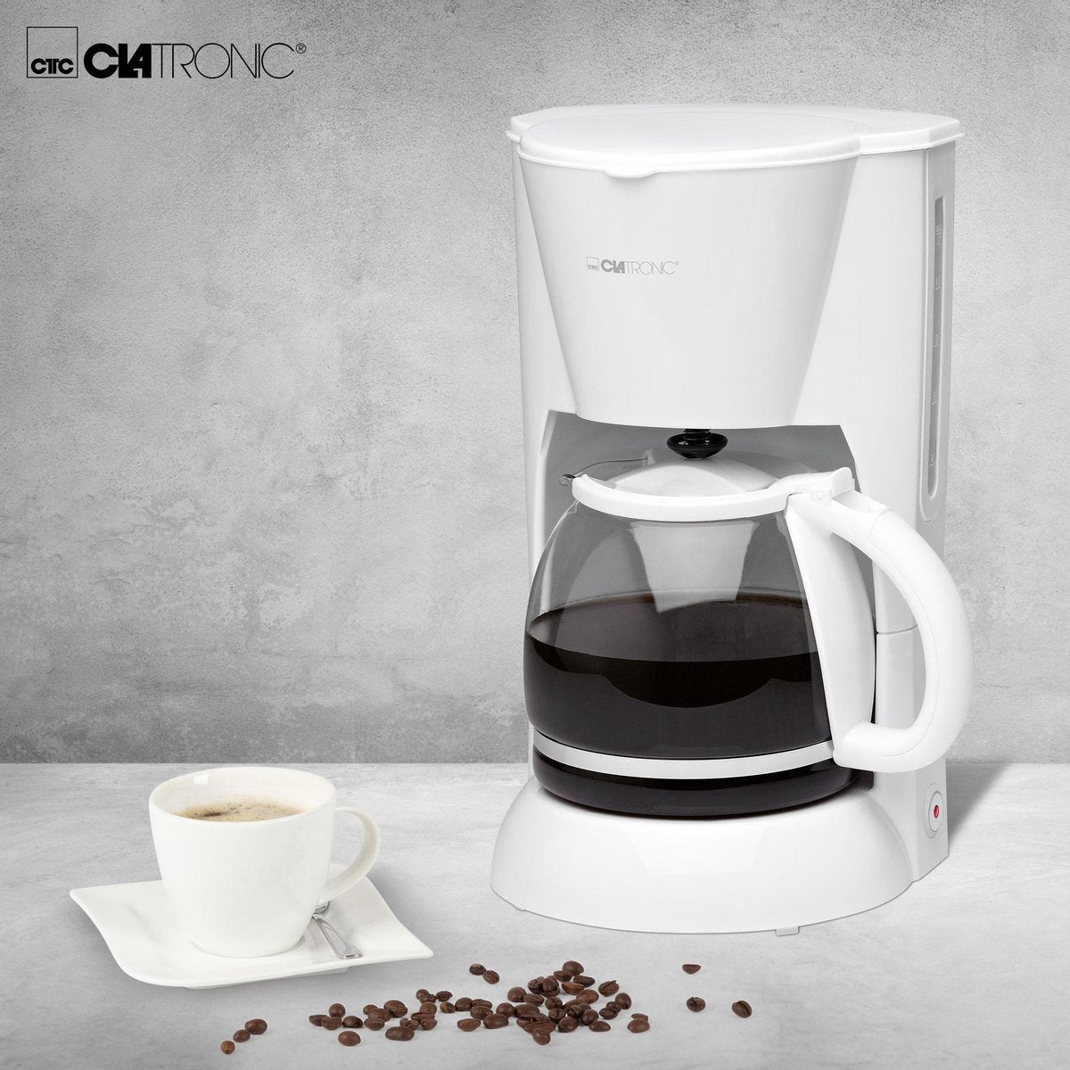 Clatronic koffiezetapparaat KA 3473 wit