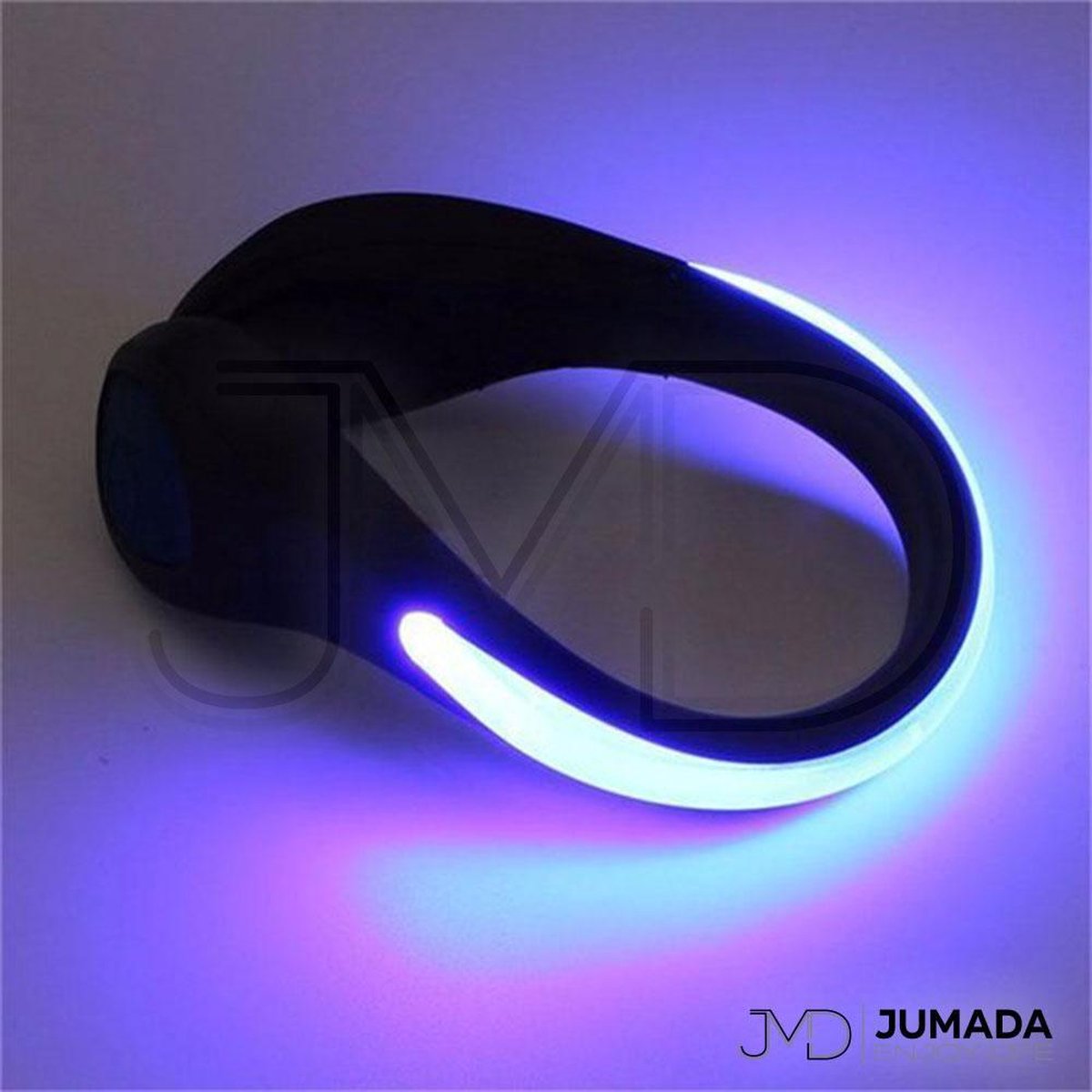 Reflecterende Hardloop Schoenverlichting - Schoenband - Veiligheid - One Size - Blauw