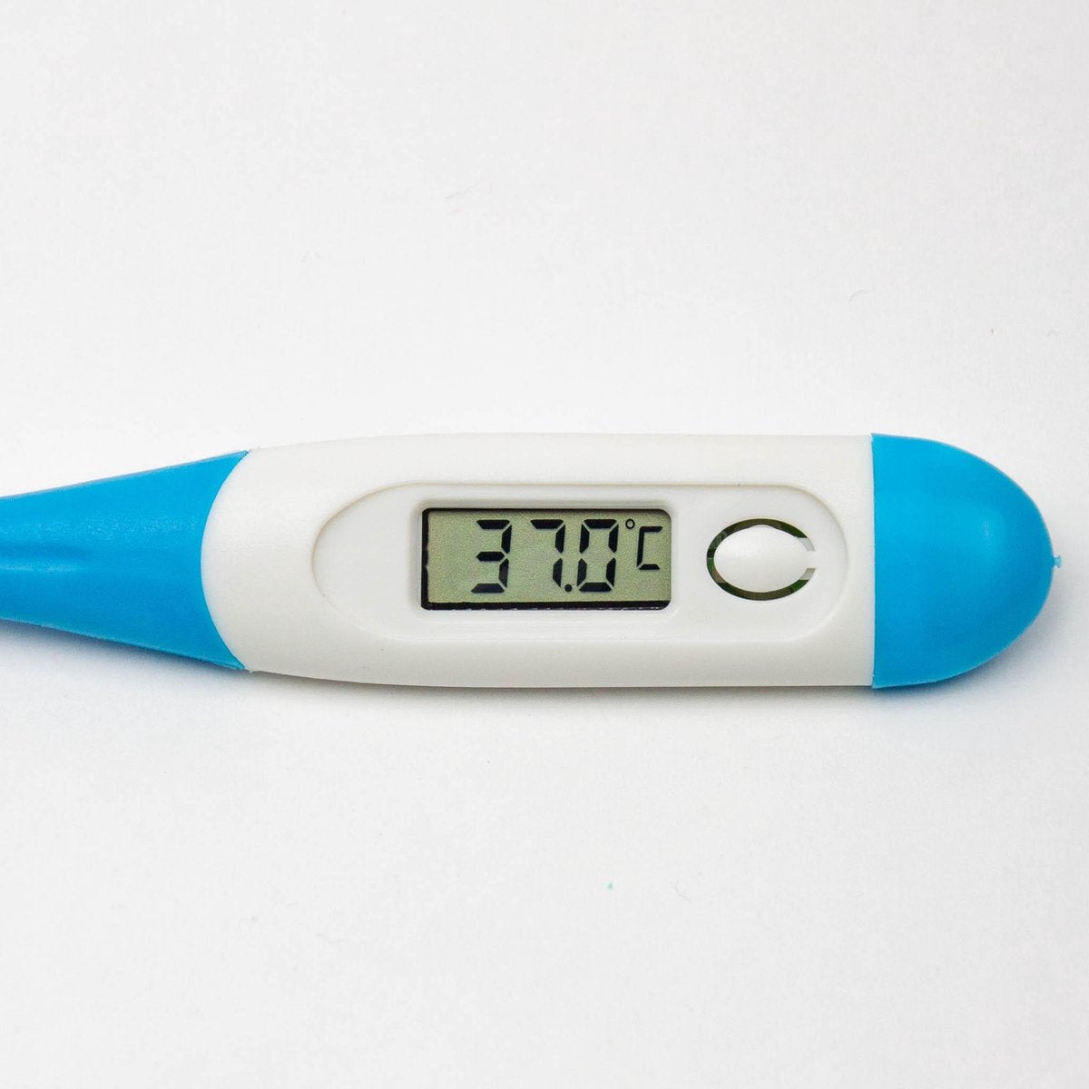 Qoelr thermometer - Thermometer koorts - Thermometer lichaam - Thermometer-  koortsthermometer – digitaal – Wit/Blauw