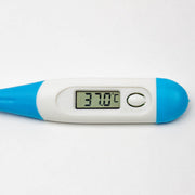 Qoelr thermometer - Thermometer koorts - Thermometer lichaam - Thermometer-  koortsthermometer – digitaal – Wit/Blauw
