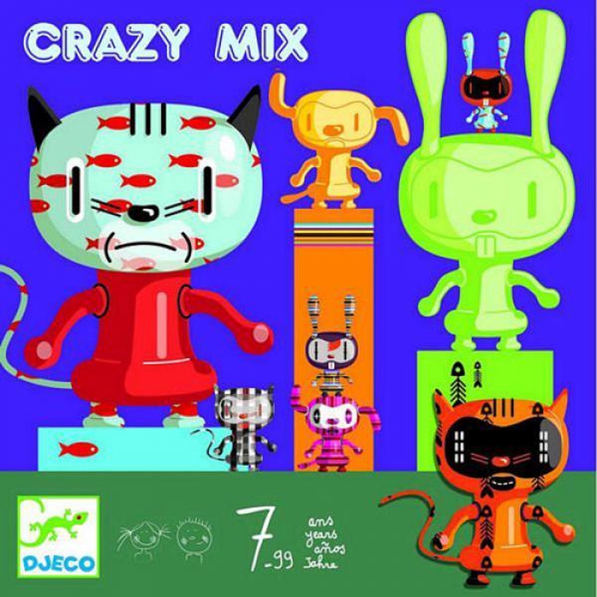 DJECO | spel | memory | crazy mix | 7-99 jaar