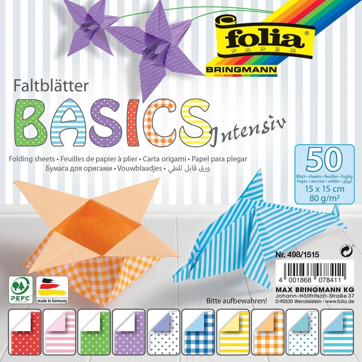 Vouwblaadjes Basics Intens