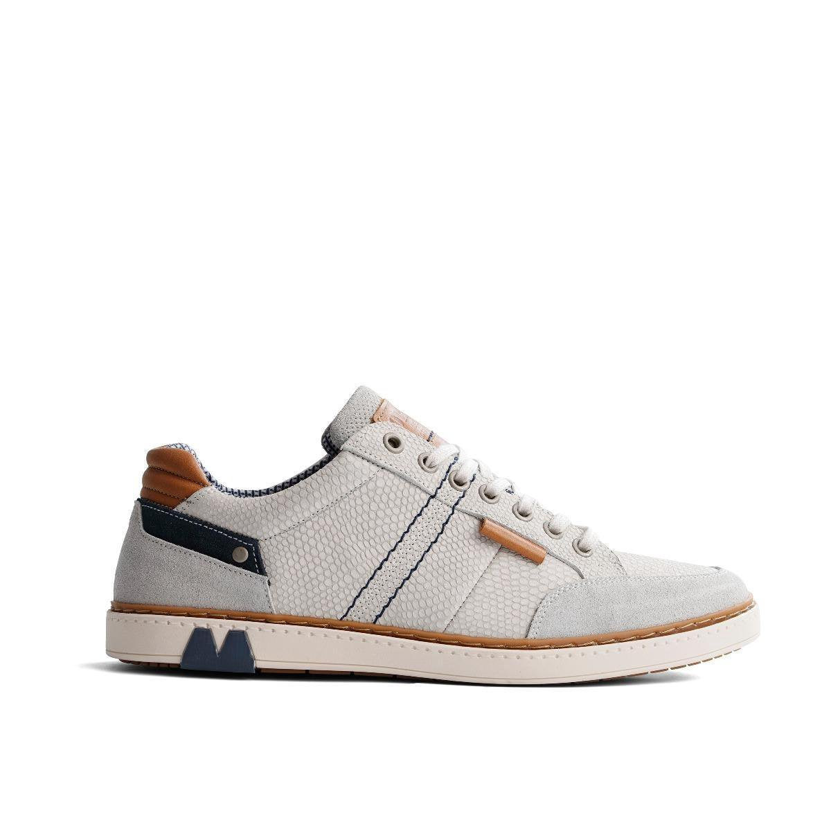 NoGRZ B.Fuller - Sportieve leren herensneaker - Wit - Maat 40